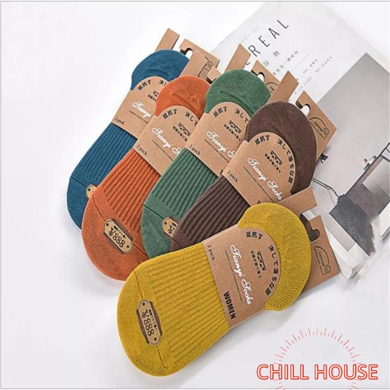 Combo 5 Đôi Tất Hài Gân Nữ Siêu YÊU - CHILLHOUSE