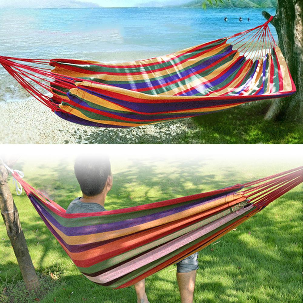 Võng đơn và đôi cho sân sau sân hiên cắm trại ngoài trời trong nhà Single / Double Hammock for Backyard