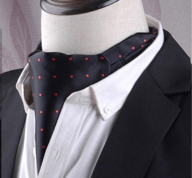 Khăn đeo cổ nam - Khăn ascot cao cấp