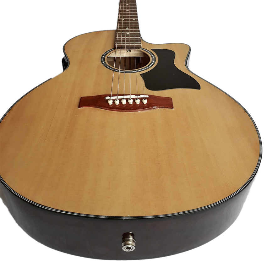 Đàn guitar acoustic model DT70X có EQ 7545R cho ra âm thanh tốt dành cho bạn mới tập