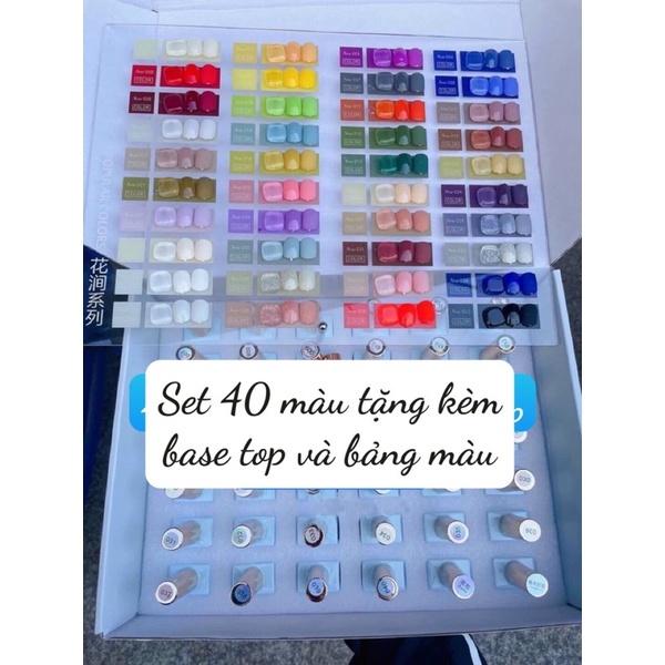 Set sơn verygood 40 44 60 màu tặng bảng màu- beeshi shop nail