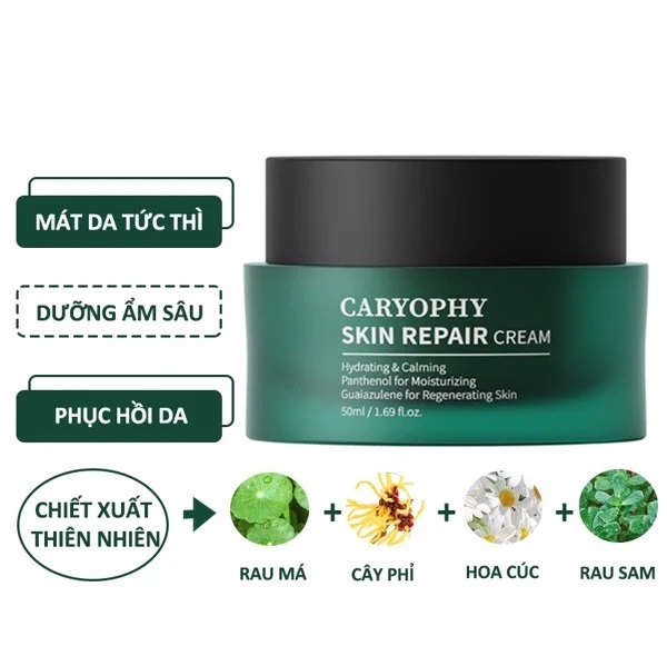 Kem dưỡng phục hồi da nhạy cảm Caryophy Skin Repair Cream 50ml ILIVING-CARKDPH50