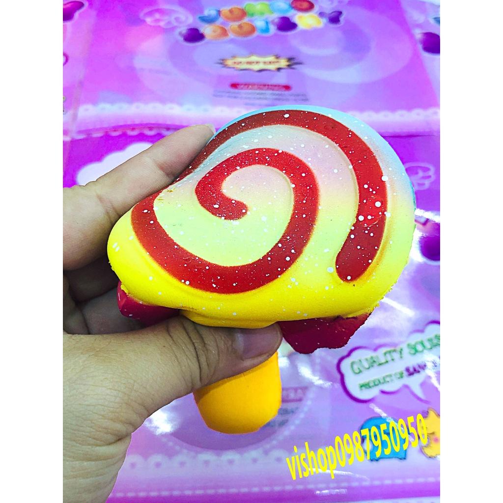 Squishy Lớn JUMBO Hình KẸO MÚT NƠ HOA Đồ Chơi Xốp Giảm Stress Hình mềm mịn dễ Thương đàn hồi Cho Bé