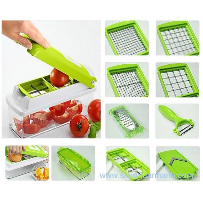 Bộ cắt gọt rau củ quả 10 món Nicer Dicer Plus(2019)