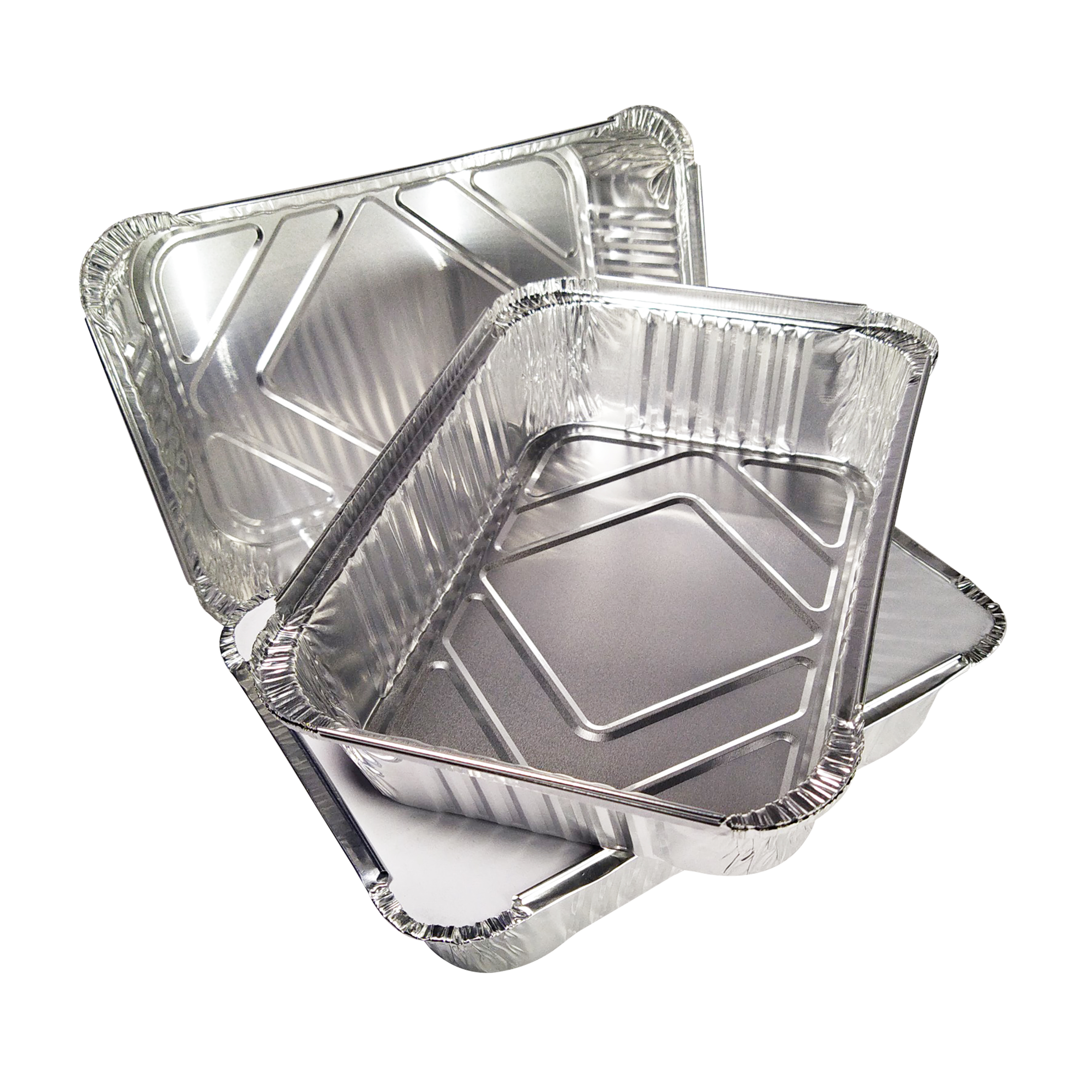 Set 10 hộp nhôm sử dụng 1 lần loại 1900ml, kích thước 26 x 19 x 6.3 cm
