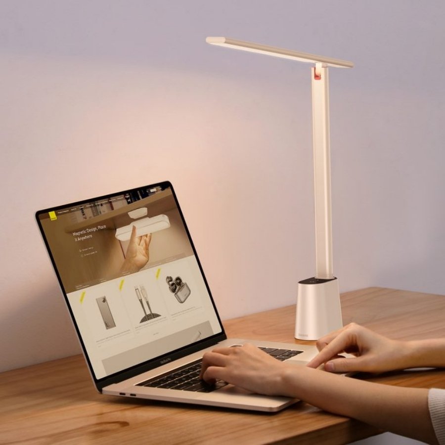 Đèn để bàn thông minh Baseus Smart Eye Series Charging Folding Reading Desk Lamp - LVP007 [Hàng Chính Hãng]