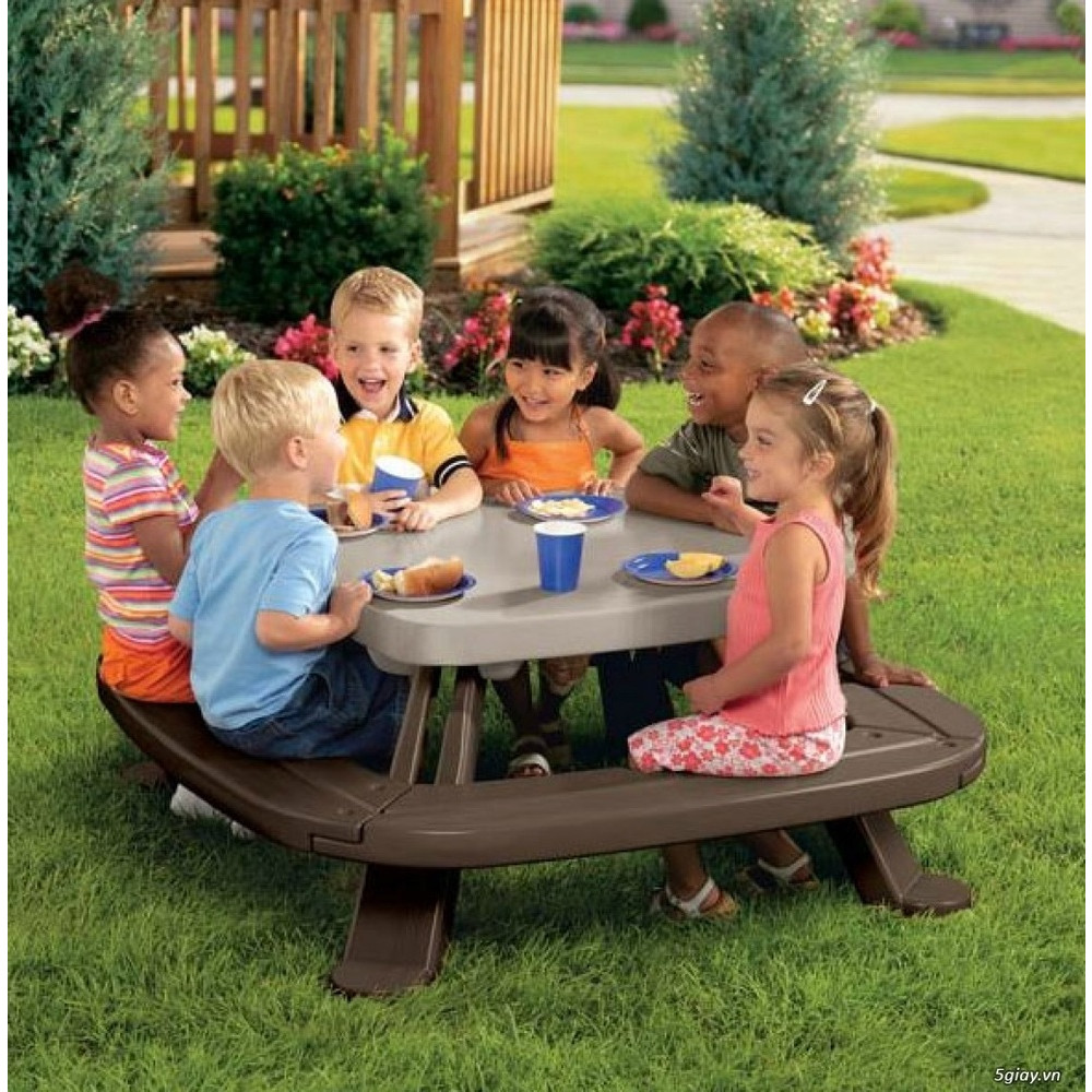 Bộ bàn ghế dã ngoại V120cm Fold‘n Store Picnic Table