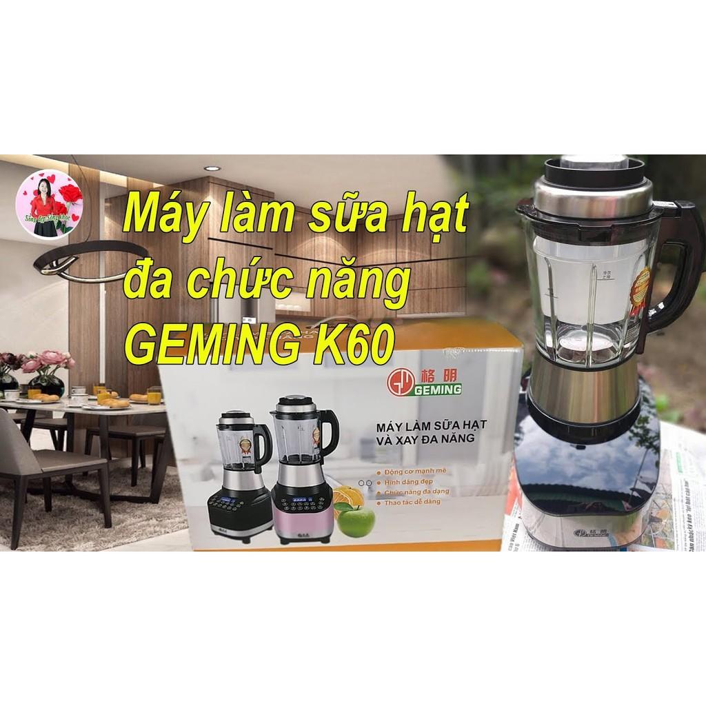 Máy xay nấu máy làm sữa hạt Geming GM K60 Bảo hành 12 Tháng