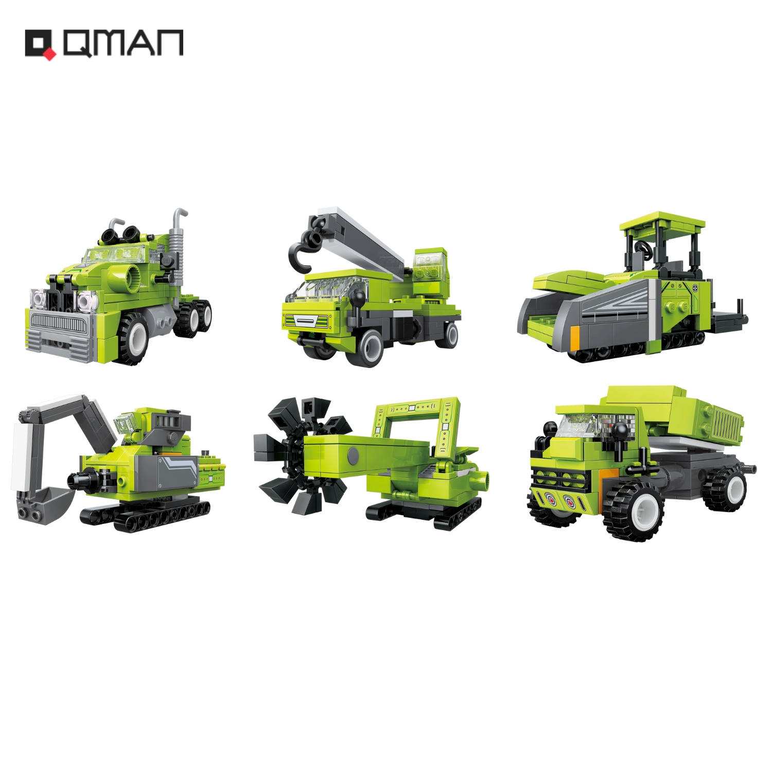 Đồ Chơi Xếp Hình, Lắp Ráp Qman 41110 - Robot kỹ sư