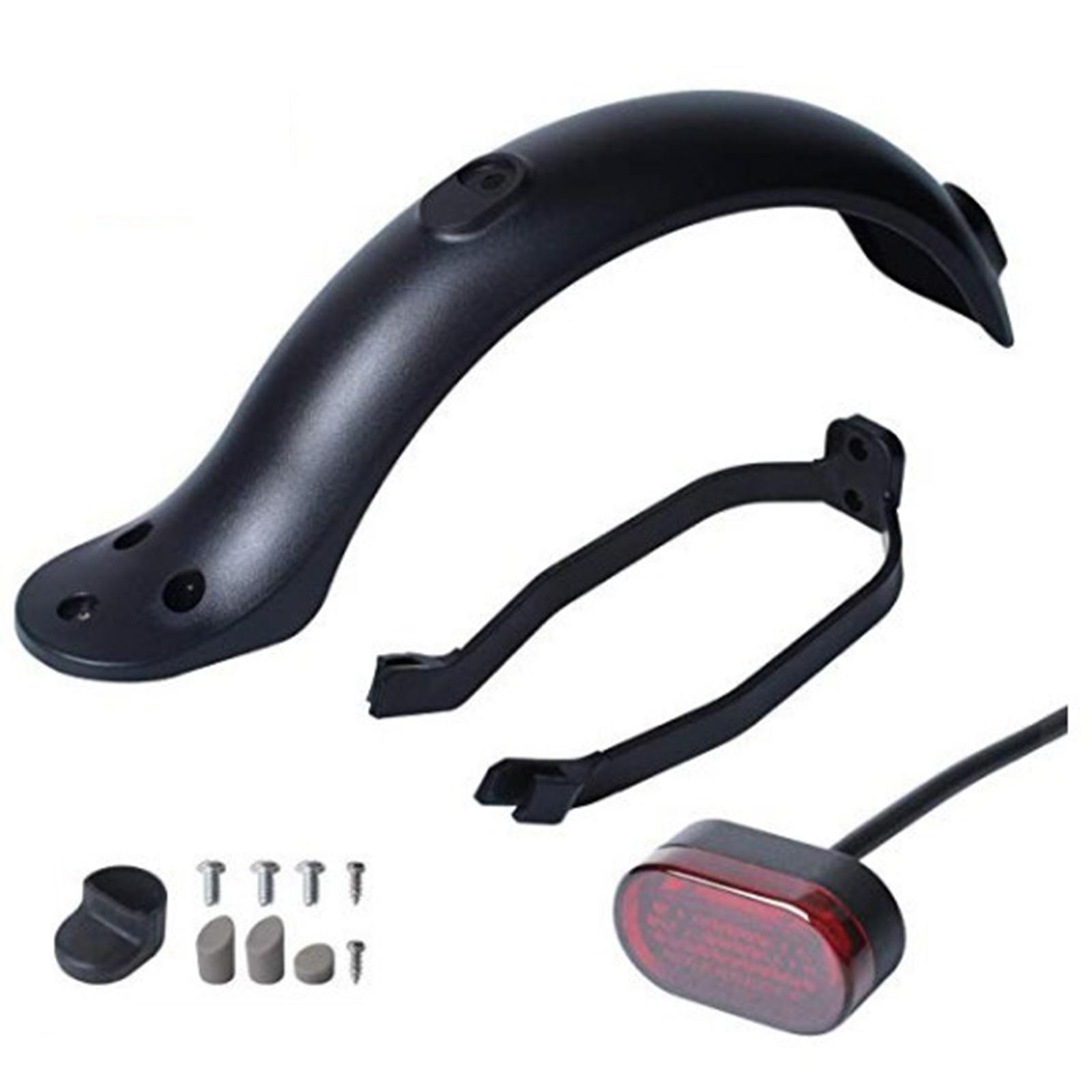 Rear Replacement Set Mudguard Bracket Hook for Electric Scooter Black