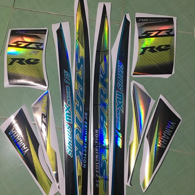 Tem sirius fi RC vàng đen crom