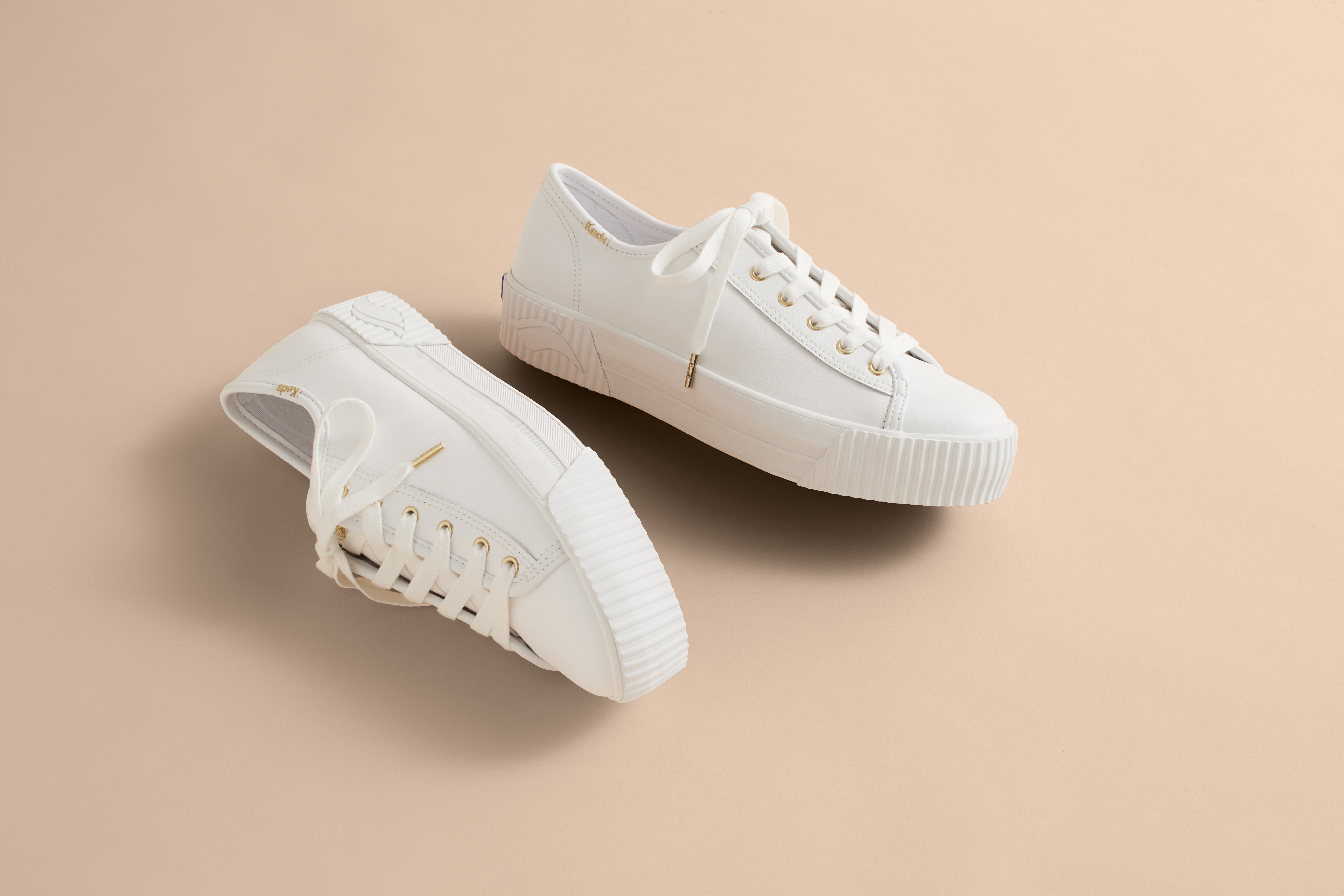 Giày Keds Nữ- Triple Kick AMP Leather White- KD064549