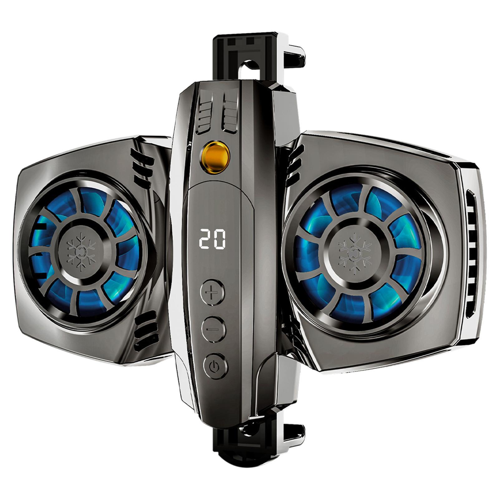 Cell Phone Cooler Semiconductors with RGB Lights Portable Heat Dissipation for