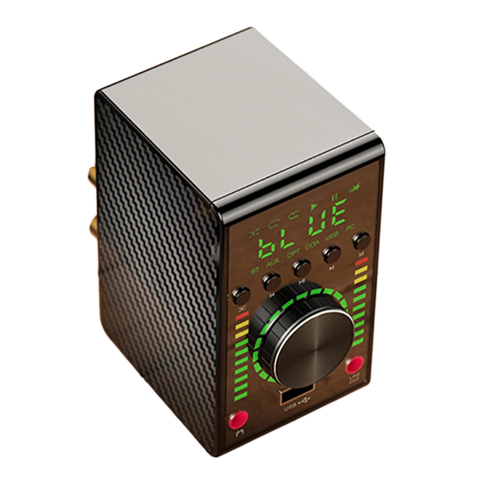 Bluetooth Audio Power Amplifier 2x HiFi Stereo Amplifier for Desktop White