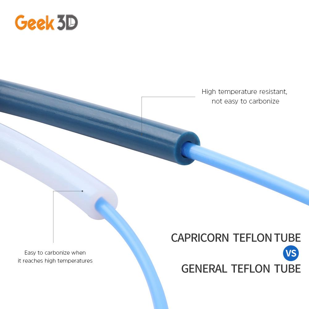 Ma Kết Bowden Ptfe Tubing XS Serie 1M ống nhanh phù hợp với khí nén Push 1.75mm Filament Bộ phận máy in 3D