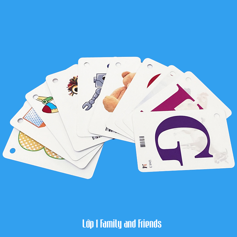 Flashcard Tiếng Anh Family and Friends lớp 1, có phát âm, hình ảnh sinh động