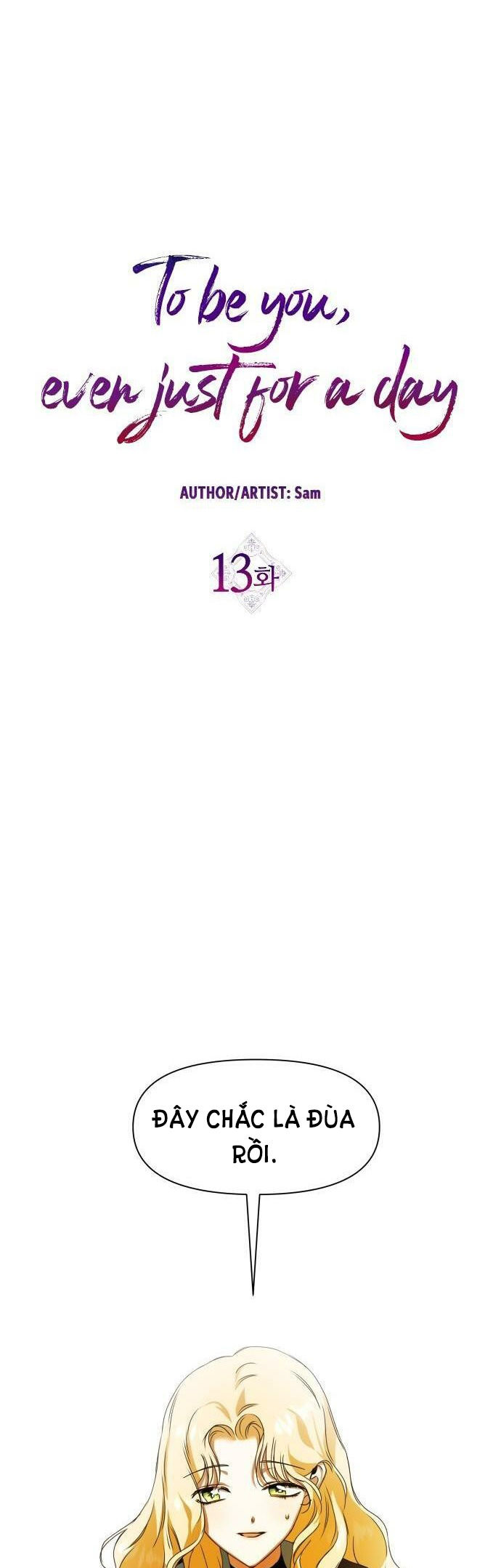 tôi muốn trở thành cô ấy dù chỉ là một ngày chapter 13 28