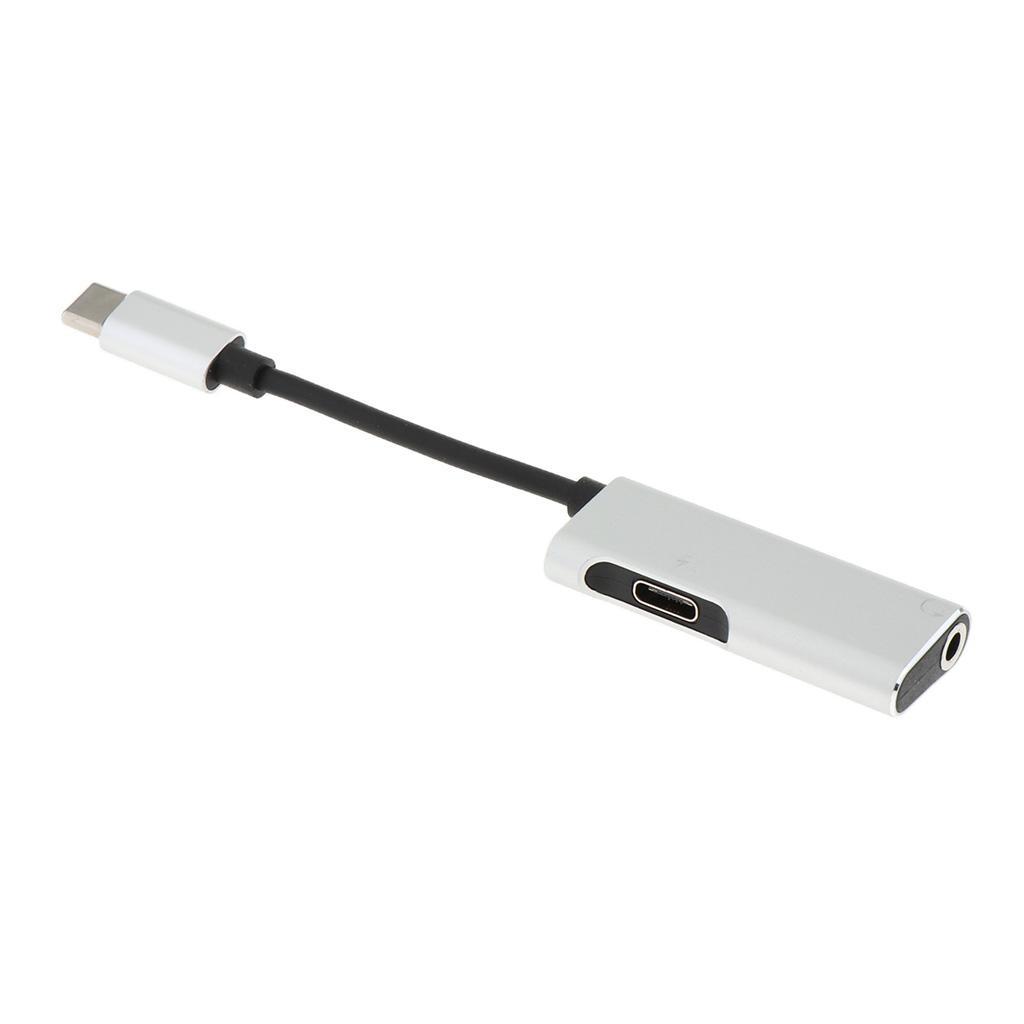 Type-C To 3.5mm Audio Converter Cable w/ DAC Chip for Cell Phones