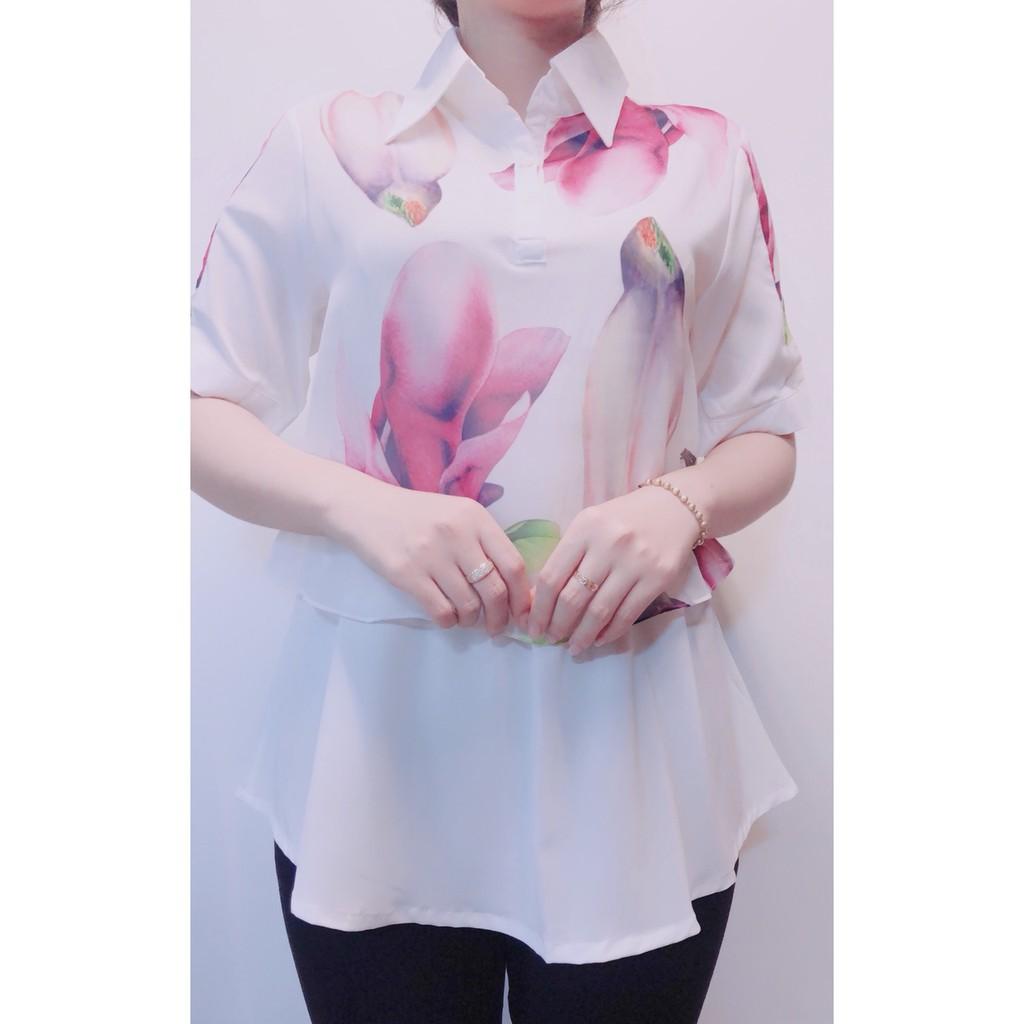 TOP141 ÁO VOAN HOA FORM DÀI