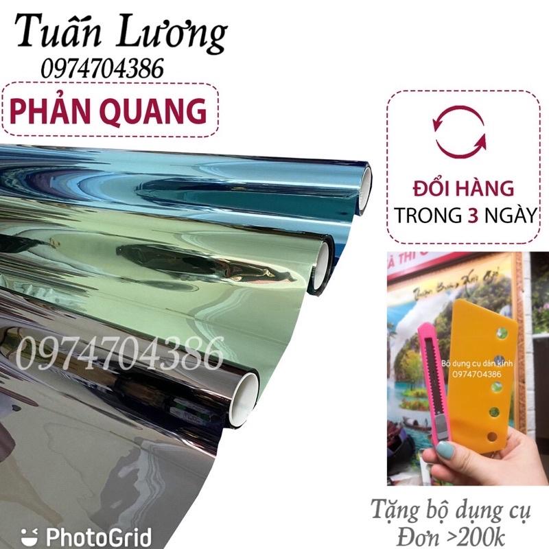 Dán kính chống nắng cách nhiệt khổ 1m( phản quang, dán cửa ,dán oto,văn phòng ,nhà ở)