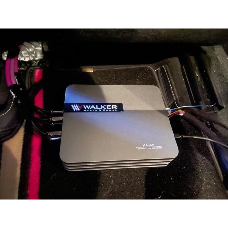 DSP Bộ khuếch đại âm thanh kèm Amply WALKER KA-48 kết nối Bluetooth công suất 240W Amply xe hơi hàng cao cấp của Germany