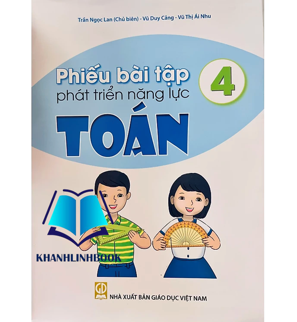 Sách - Phiếu bài tập phát triển năng lực Toán lớp 4