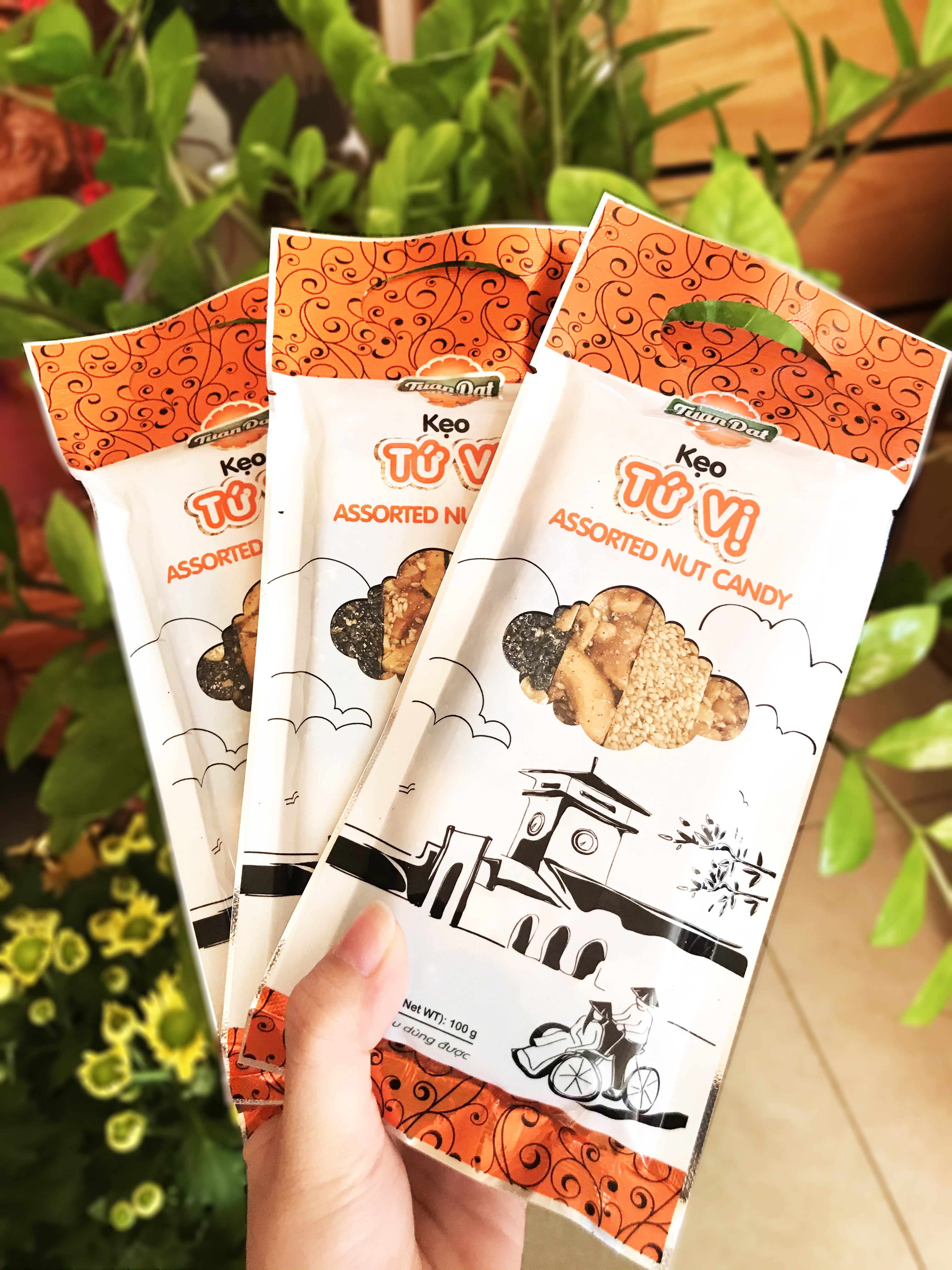 Kẹo Tứ Vị Tuấn Đạt (100g)