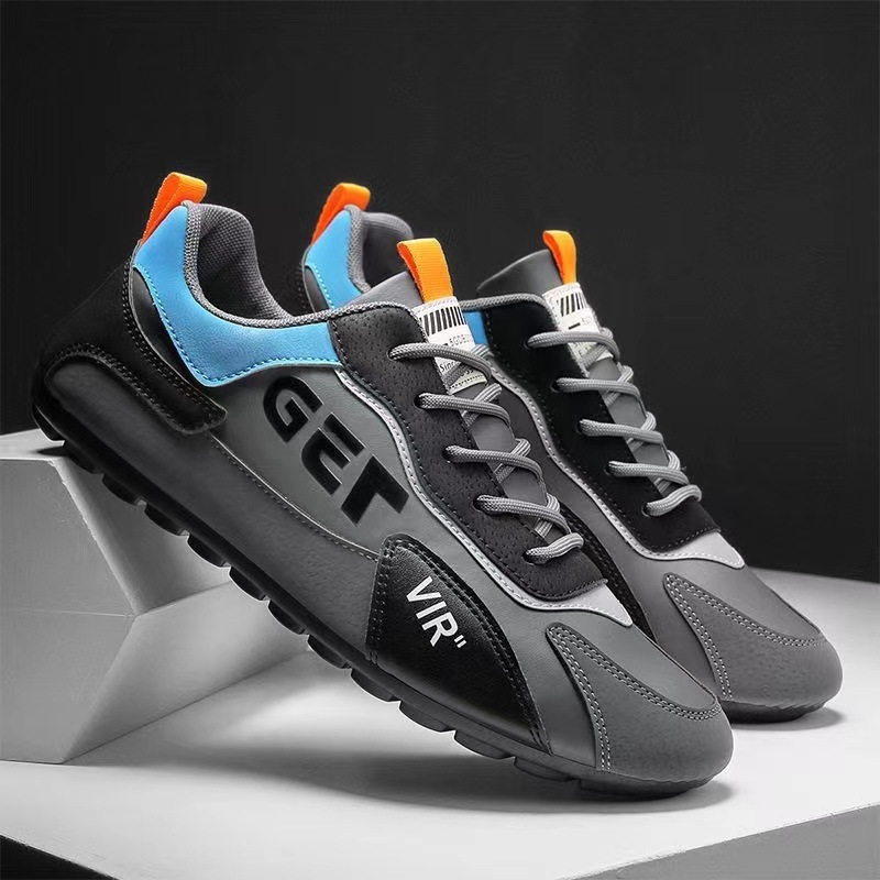 Giày Sneaker Nam, Giày Da Nam Thấp Cổ Da Lộn - Mẫu Mới