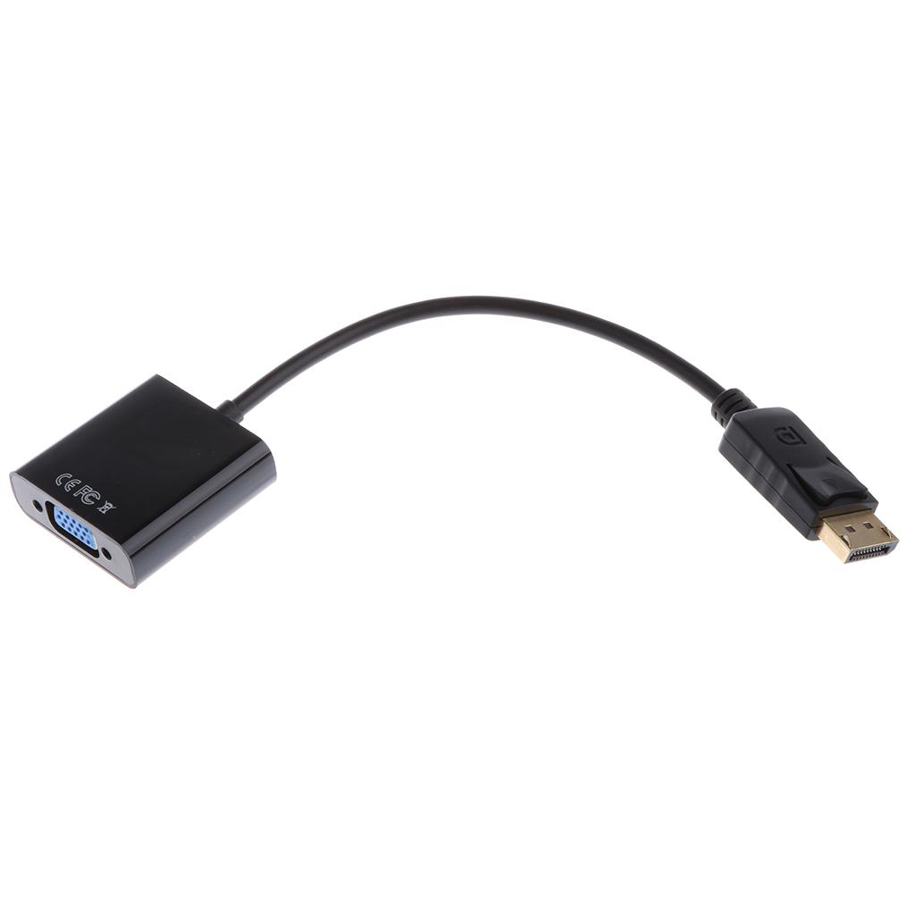 DP To VGA 1080P DisplayPort DP To VGA Male To Female Adapter Converter