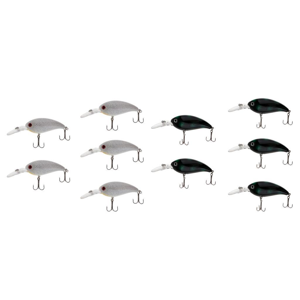 5pcs Minnow Fishing Lures, 3D Eyes Artificial Hard Bait, for Saltwater Freshwater