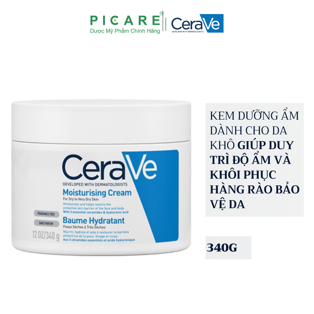 Kem Dưỡng Ẩm Cho Da Khô CeraVe Moisturising Cream 340g