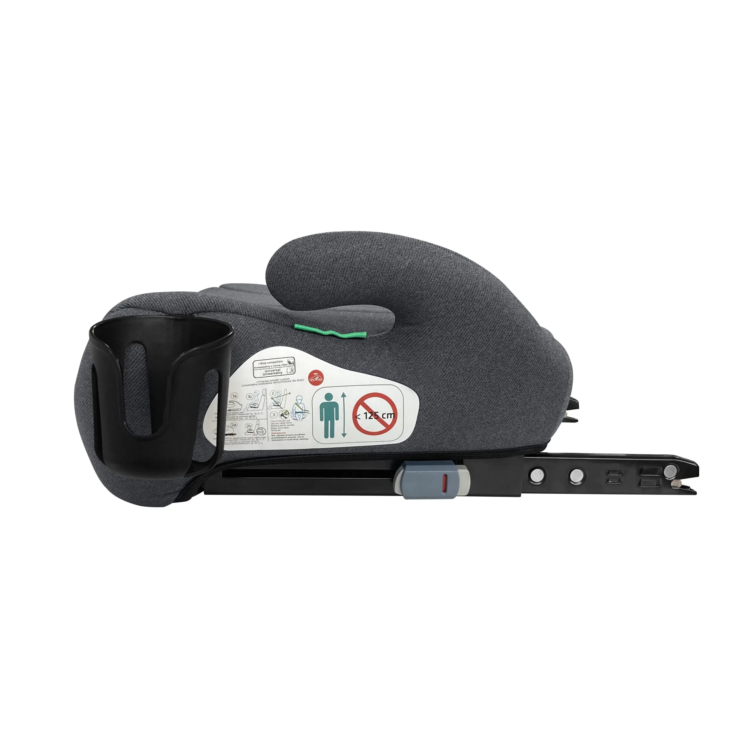 Ghế ngồi ô tô cho trẻ em Babyro Booster Plus(Có isofix), ghế nâng chiều cao cho bé 6 - 12 tuổi, tiêu chuẩn R129 - Hàng chính hãng