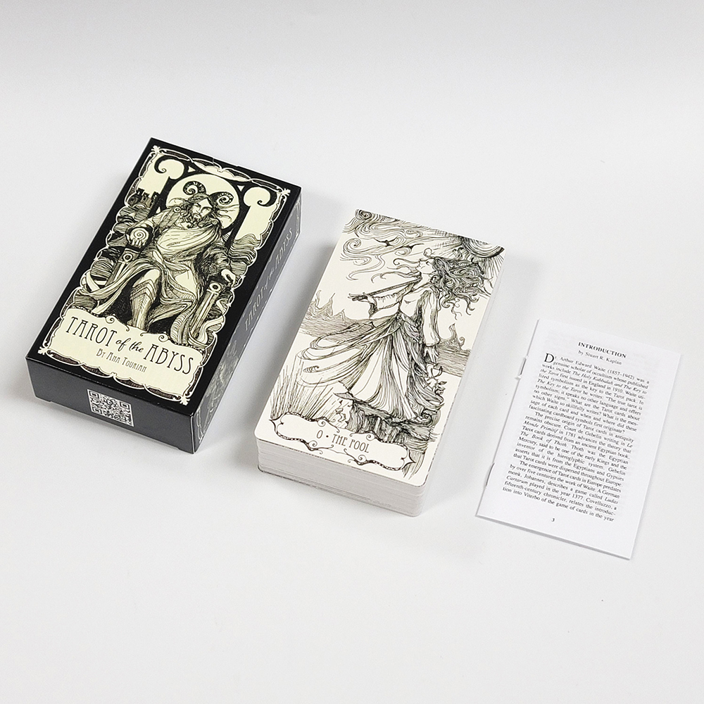 Bộ Bài Tarot Of The Abyss 78 Lá Bài 7x12 Cm Tặng Đá Thanh Tẩy