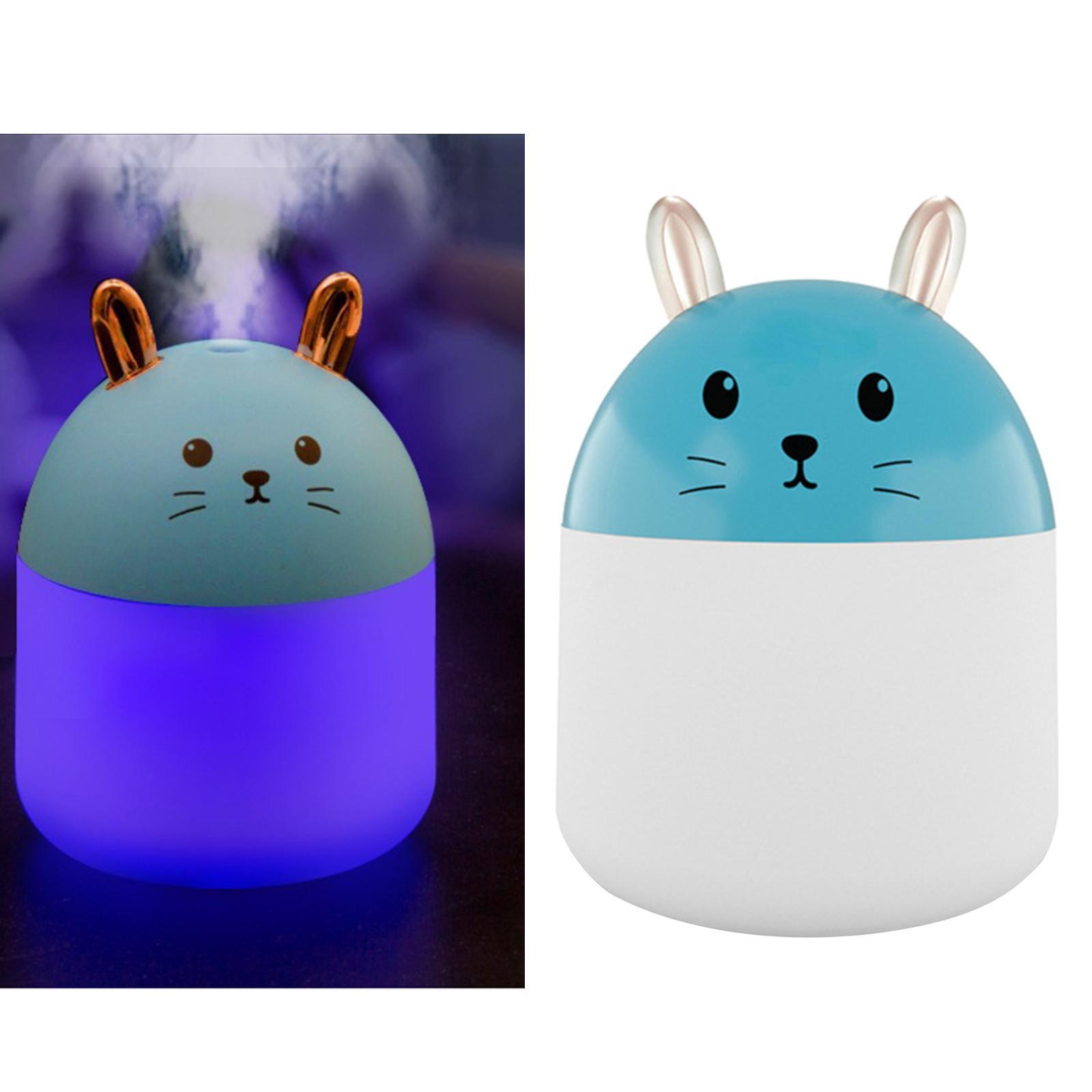 Wireless Humidifier Micro USB W/ 250ml Water Tank w/ Cotton Filter Sticks