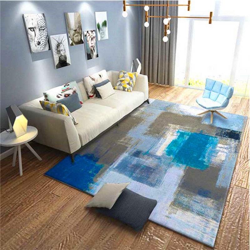 Bắc Âu thảm phòng khách ghế sofa bàn cà phê đệm phòng ngủ đầy đủ phòng ngủ giường tầng giường đơn giản hiện đại máy gia đình có thể giặt được.