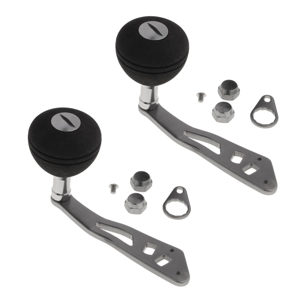 2 Câu Cá Siêu Máy Tay Cầm Núm Máy Phần & Sửa Chữa Tự Làm Cho Con Quay Baitcasting CuộN