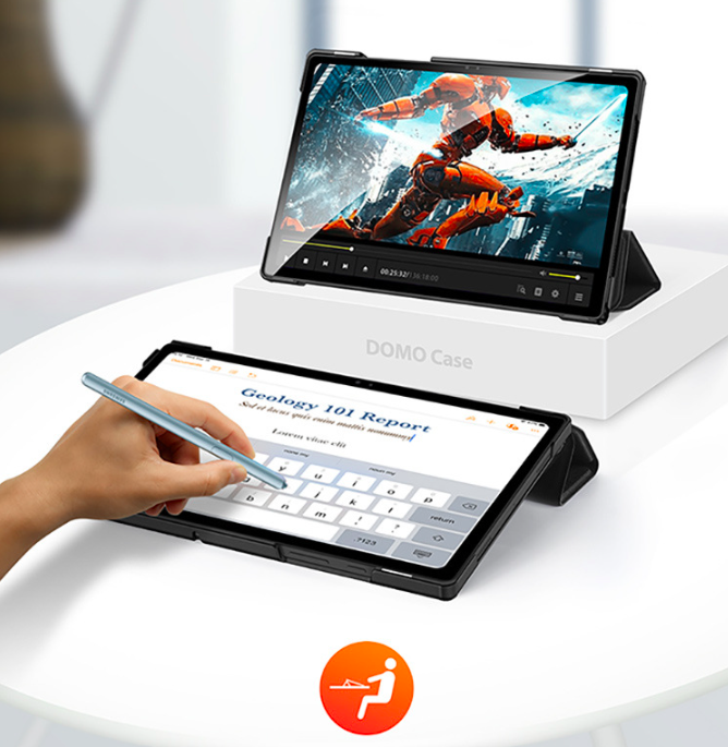 Bao da cho Samsung Galaxy Tab A9 2023 chính hãng Dux Ducis Domo - Hàng chính hãng