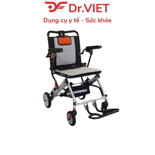 Xe Lăn Lucass X400 Siêu Nhẹ 9kg - Xe Lăn Gấp Gọn Đi Du Lịch, Khung Nhôm Cao Cấp Chống Rỉ Sét