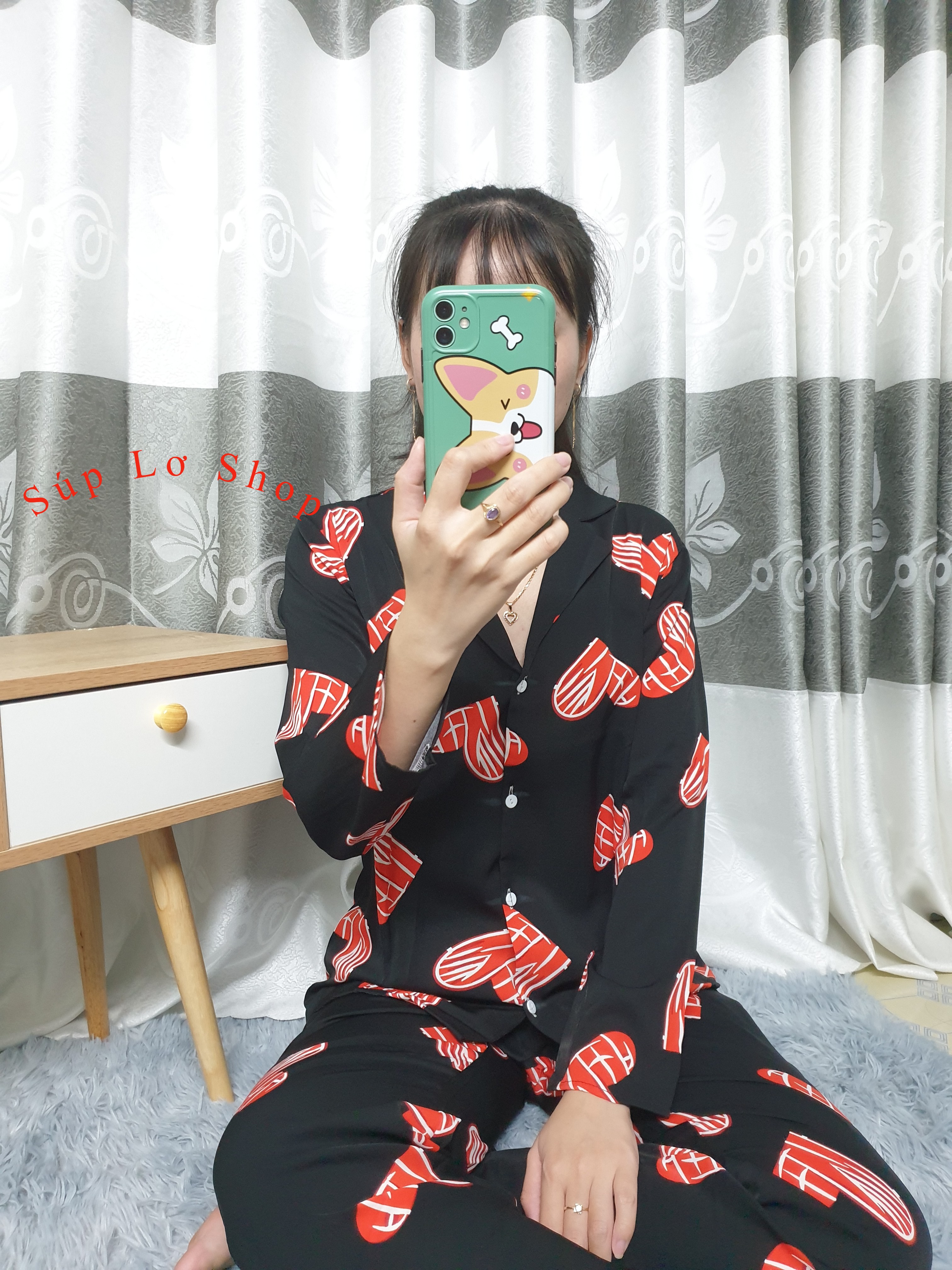 Bộ Đồ Ngủ Nữ Pijama - Vải Lụa Mango Loại 1 Cao Cấp