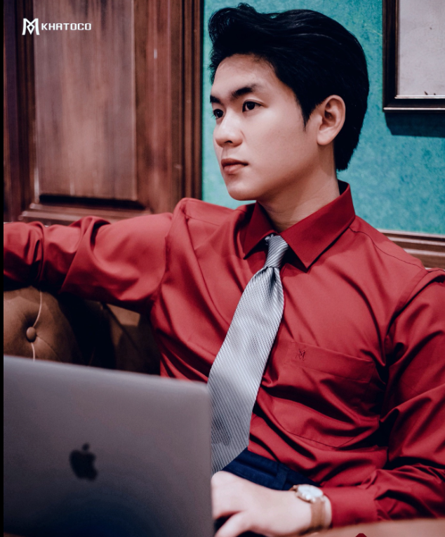 Áo sơ mi tay dài thời trang Khatoco