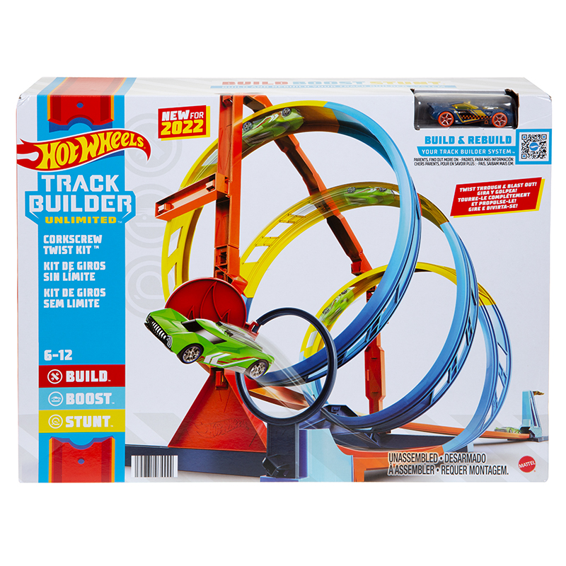 Đồ Chơi HOT WHEELS Bộ Đường Đua Xoắn Ốc Corkscrew Twist HDX79