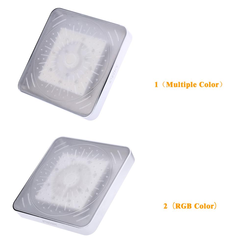 Đầu Vòi sen có đèn LED hoạt động bằng áp suất nước, Vòi nước sử dụng ABS chất lượng cao với lớp phủ kim loại, có khả năng chống ăn mòn, chống mài mòn