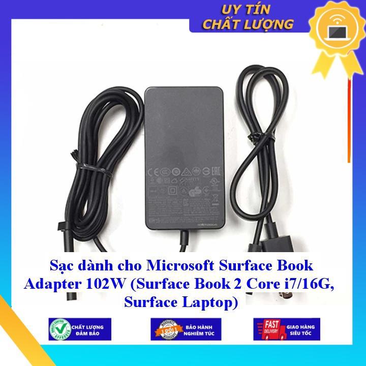 Sạc dùng cho Microsoft Surface Book Adapter 102W (Surface Book 2 Core i7/16G Surface Laptop) - Hàng Nhập Khẩu New Seal