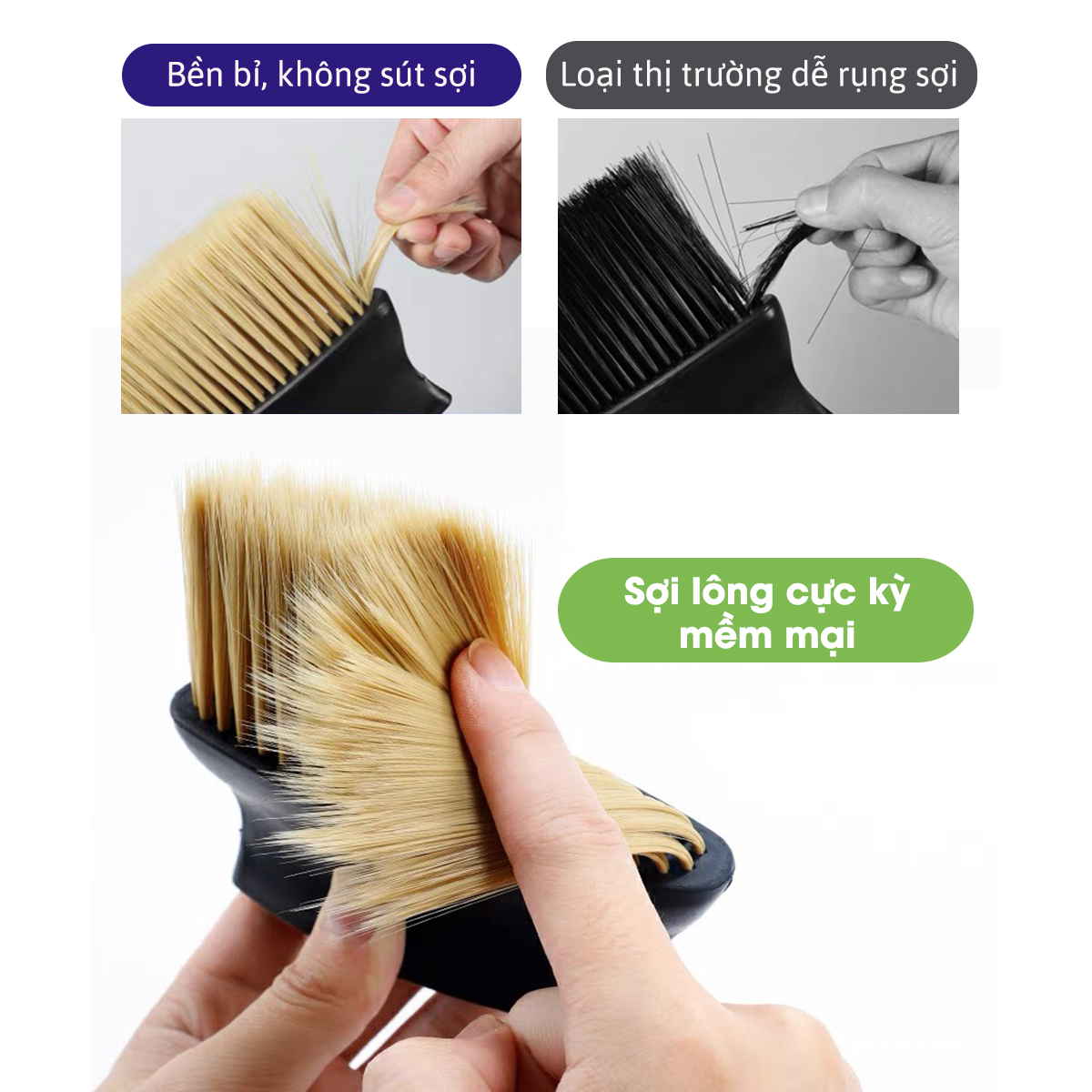 Chổi vệ sinh nội thất xe hơi - Phụ kiện ô tô Tâm Luân