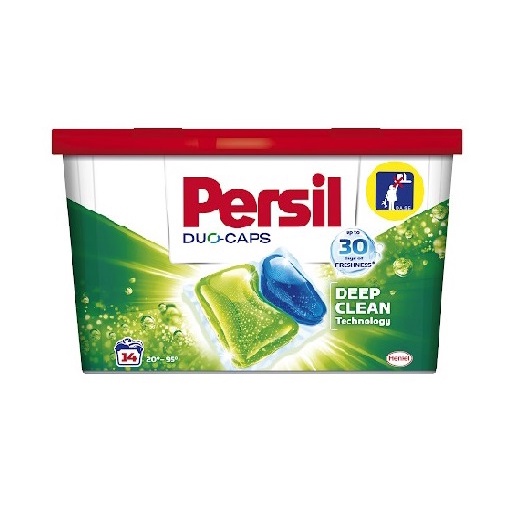 Viên Giặt-Xả Kháng Khuẩn Cao Cấp Persil Duo-Caps 14 Viên