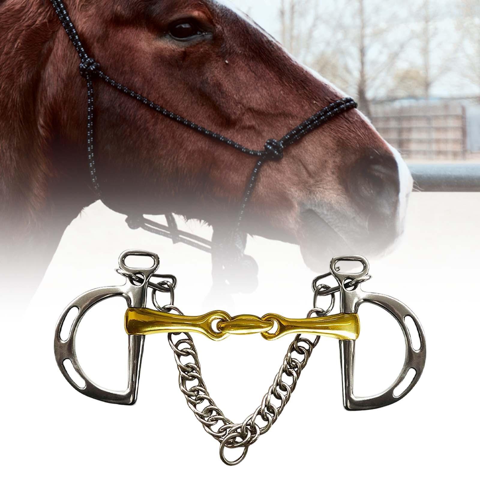 Horse Bit Copper Mouth Cheek Horse Bridle Horse Chewing