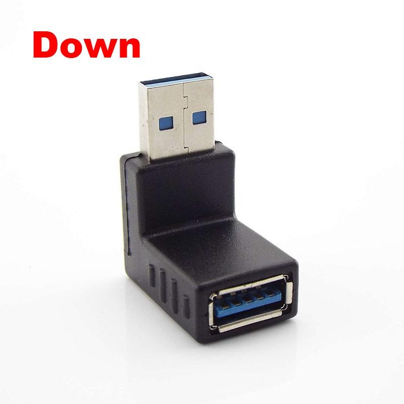 Đầu Nối Mở Rộng Usb 3.0 A Male Sang Female 90 Độ Cho Laptop PC