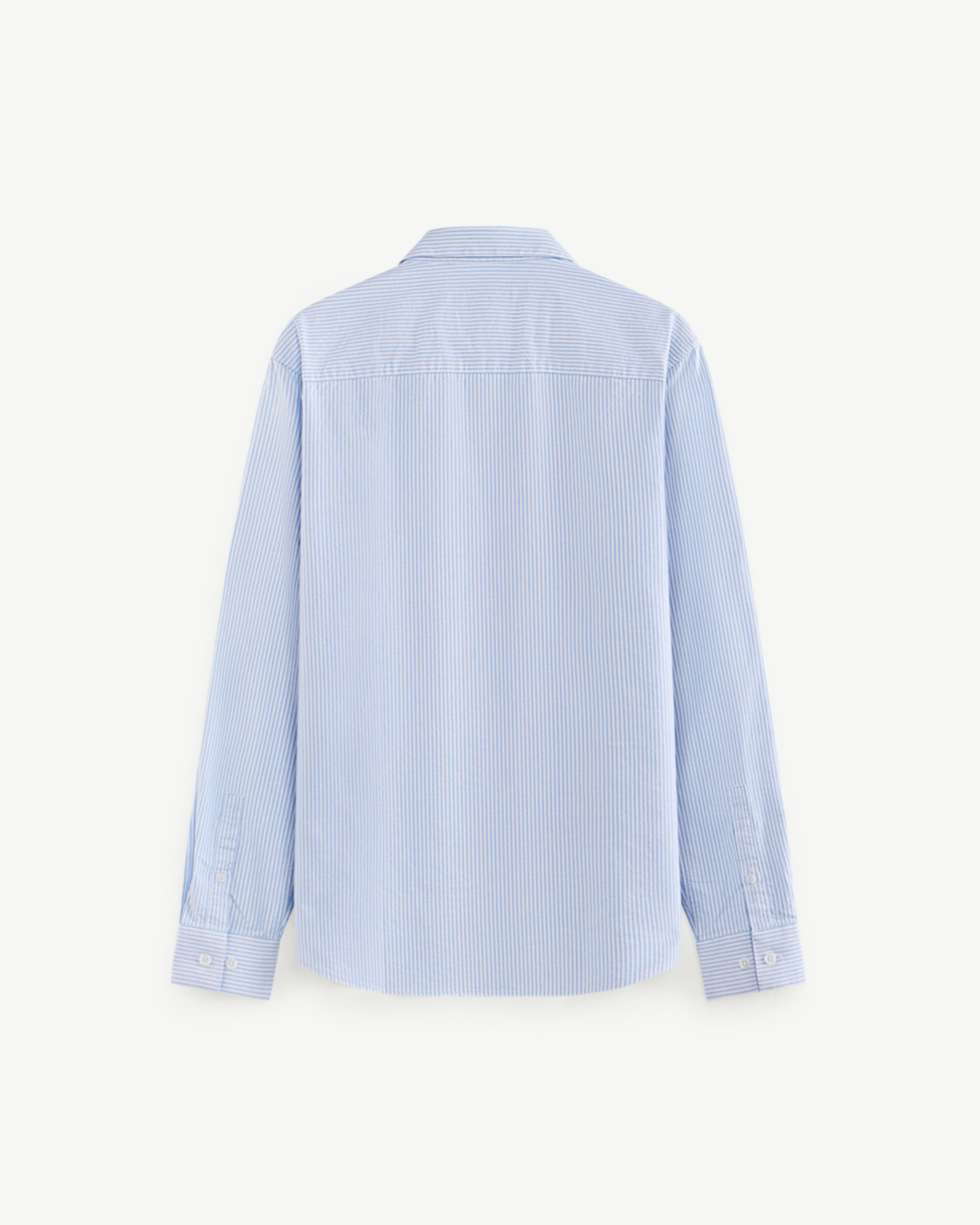 Áo sơ mi sọc ROUTINE có thêu. Fitted - 10S24SHL022 | LASTORE MENSWEAR