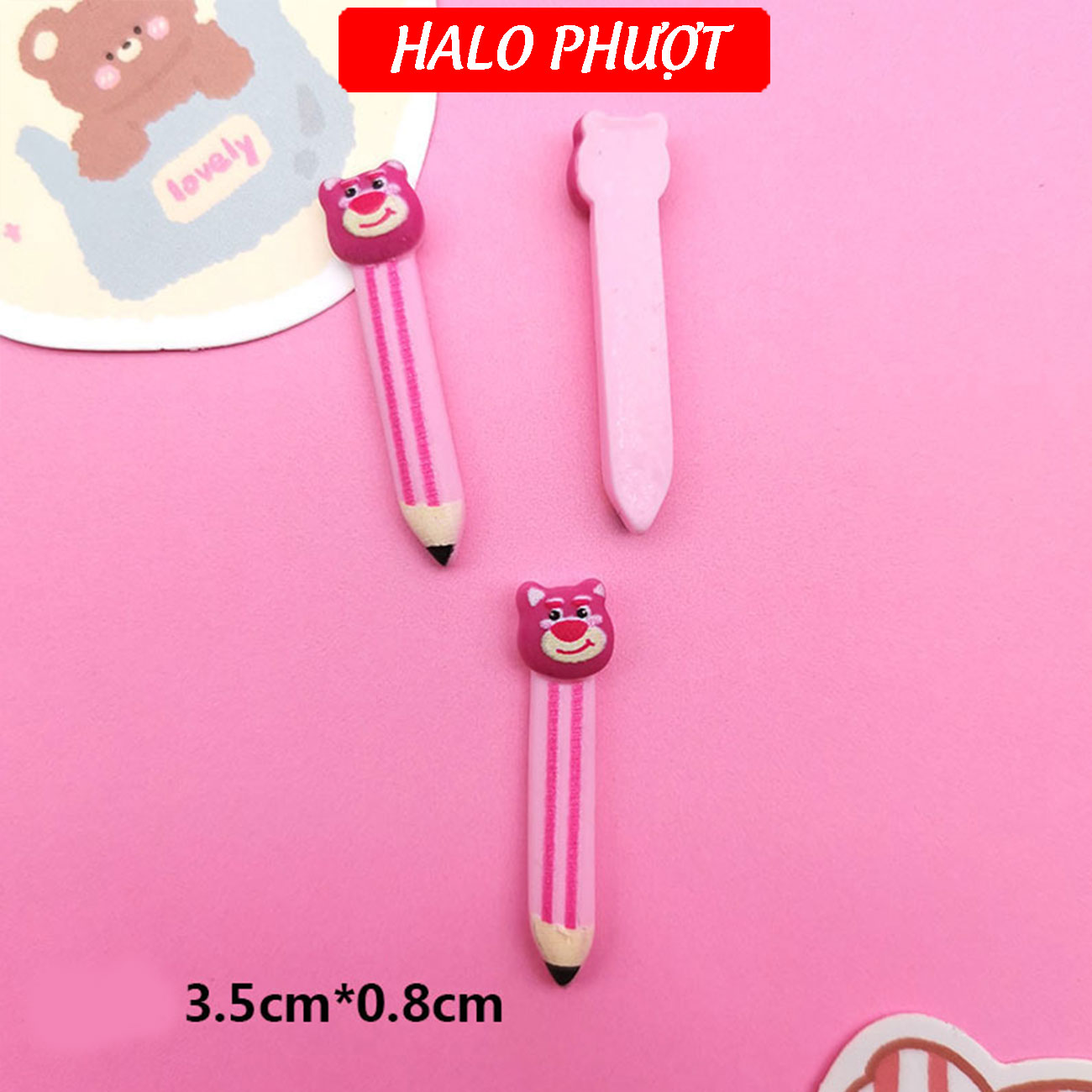 (Kèm Keo) Charm 3D trang trí nón bảo hiểm, điện thoại, xe