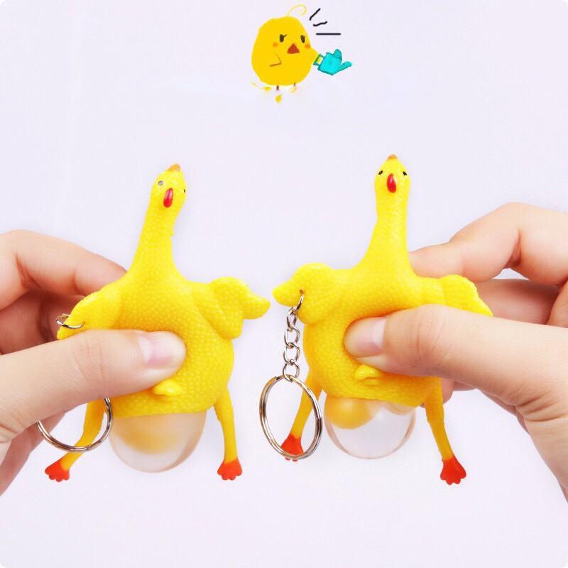 Móc Khóa Gà Đẻ Trứng Vàng Hàng Đẹp